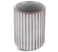 EXAOMBLE Coffee Mug Ceramic Tea Cup 300Ml Vintage Striped Kiln-Change Glaze Porcelain Handmade Sturdy Office Drinking Cup Suitable for Hot and Cold Beverages