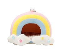 EXAOMBLE Cotton Nest Hedgehog Warm Bed for Winter Guinea Pig House Hedgehog Nesting Materials