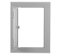 EXAOMBLE Cover and Bathroom Modern Design for Interior Sleek with PVC Hole Door Plumbing Drainage Access, Dustproof Plastic Panel Wall Pipe Drywall Space