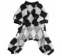 EXAOMBLE Cozy Flannel Dog Pajamas and Chic Design for Pets Suitable for 3.5-4.5kg with Skin-friendly Material for Daily Life and Parties