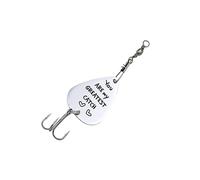 EXAOMBLE Creative You Are My Greatest Catch Guitar Pick Fishing Hook Baits Triple Hooks Tackle for Outdoor Fishing for Luring Various Fish Species Durable Design Random Style