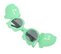 EXAOMBLE Dinosaur Sunglasses with Flip-cover Party Eyeglasses, Tr90 Resin Frame, Eye Protection, Stylish and Cute Dinosaur Shape for Travel and Parties
