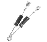 EXAOMBLE Diode 2pcs and for Power Electronic Lamps Adapters Suitable Metal Unidirectional Replacement Parts, Reliable Current Control Rectifier Oven Microwave
