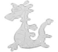 EXAOMBLE DIY Craft Cutting Die Dragon Metal Embossing Carbon Steel Long Serving Life Comfortable Touch for Crafts and Photo Album Decoration