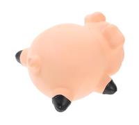 EXAOMBLE Dog Molar Pig Shaped Squeaky Chewing Plaything for Puppies Durable Latex Pet Teething for Interactive Play and Training for Small Dogs and Chihuahuas