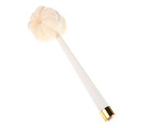 EXAOMBLE Double Sided Soft Bristle Bath Brush with Long Handle for Back Scrubbing and Exfoliating Durable and Easy to Dry for and Skin Health Improvement