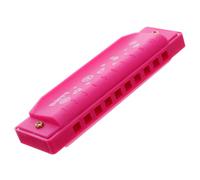 EXAOMBLE Easy-to-play Harmonica for Small Musical Instrument for Beginners Preschoolers Early Learning and Musical Exploration in Rose Red