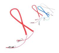 EXAOMBLE Elastic Parrot Leash Training Rope with Bite Flying Harness for Outdoor Bird Activities Chew Resistant Foot Chain for Parakeets Cockatiels and Lovebirds Random Color Random Color