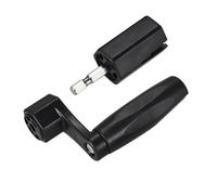 EXAOMBLE Electric and Manual Guitar String Winder Black for Acoustic Guitar Bass and Banjo Suitable for Beginners and Professionals