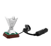 EXAOMBLE Electric Iron Incense Burner and Carfriendly Plug-in Aromatherapy Diffuser for Car and Home with Middle Eastern Style, Decorative with Unique Arabian Design