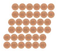 EXAOMBLE Fabric Adhesive Fingertip Plasters 100Pcs 30Mm Round Waterproof Breathable Flexible for Finger and Joint Wound Care During Bathing