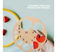 EXAOMBLE Fetal Position Wheel and Cervical Dilations Board Wooden Model for Childbirth Training Sessions in Midwifery Courses