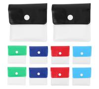 EXAOMBLE Fireproof Aluminum Portable Ashtray 10Pcs Pouch with EVA Material for Outdoor Use, Pocket Butt Holder for Car Travel and Camping