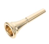 EXAOMBLE French Horn Mouthpiece Replacement Horn Part Golden Copper Creative Design with Loud Sound and Smooth Tone for Professional and Intermediate Players for Musical Instruments
