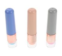 EXAOMBLE Gel Polish Silicone Nail Brushes 3 Pcs Reusable Multi-Purpose Manicure Tools with Cover for Nail Art and Gradient Effects