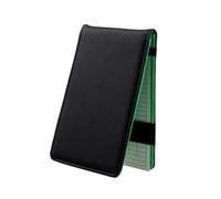 EXAOMBLE Golf Score Recording Notebook Lightweight PU Scorecard Book Durable and Portable Golfing Score Keeping Supply for Tracking the Course