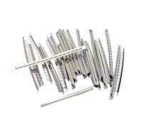 EXAOMBLE Guitar with Strong Corrosion Resistance 24pcs Copper-nickel Alloy Fret 2.9mm Wire Metal Fret Wire and Good Mechanical Properties for Guitar Repair Work and New Building