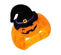 EXAOMBLE Halloween Pumpkin Hat for Pets Unique Cat Dog Costume Accessory Lightweight Headgear for Halloween Parties Multiple Eye Catching Design for Memorable Moments