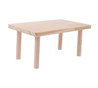 EXAOMBLE Hamster Platform Wooden Board for Pet Climbing 25x15x13.5cm Bite Resistant Two-tier Design for Hamsters and Small Pets