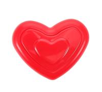 EXAOMBLE Heartbeat Sound Simulator Plush Heart Shaped Battery Operated Heartbeat Box for Pets Gentle Vibrations Soothing Sound Aid for Sleep Comfort