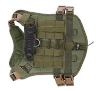 EXAOMBLE Heavy Duty Tactical Dog Vest Harness for Large Dogs Outdoor Working German Shepherd Accessory Fit for Pets Durable and Skin Friendly Harness for Training and Walking