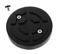 EXAOMBLE Height Car Lift Tray Pad with Dual Section Spiral Support Heavy Duty Rubber Slip Extension for Vehicle Maintenance Repair Shops and Garages Compatible with Various Models