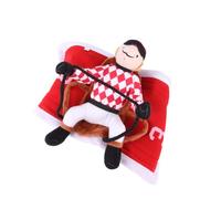 EXAOMBLE Horse Racing Dog Costume for Pets, Practical Polyester Cotton Pet Clothes with Plastic Buckle Design, for Halloween and Parties, Dog Costume in Xl Size