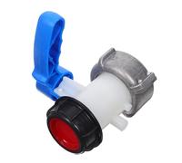 EXAOMBLE IBC Tote Valve Adapter Aluminum Butterfly Valve with Leakproof Ball for Water Tank Container Quick Action Drain Switch for Accurate Fluid Regulation and Easy Installation