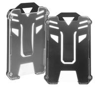 EXAOMBLE Id Card Holder Badge Protector Sleeve 2 Pack Waterproof Card Cover for Office Work Use