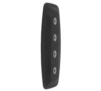 EXAOMBLE Inflatable Boat Foot Strap Fastener, Boat Foot Strap Anchor Plate, Black Pvc, Secure Fixing, for Dinghy and Kayak Accessories