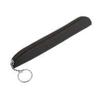 EXAOMBLE Insulin Pencil Case Small Pu Leather Slim Pen Case Convenient Pencils Organizer for School Supplies and Diabetes Travel Bag Smooth Zipper Storage