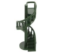 EXAOMBLE Jumping Spider Enclosure Magnetic Spiral Stairs Climbing Ledges for Terrarium Habitat Decoration Green