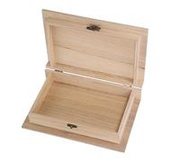EXAOMBLE Keepsake Boxes Desktop Storage Wooden with Hinged Lid Elegant and Book Shaped Design, Beige Wood and Versatile Display for Bible and Sacred Scripture, for Churches Decor