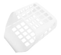 EXAOMBLE Large Capacity Rabbit Feeder for Cage with Stable Abs Structure and Easy to Clean Design, Suitable for Guinea Pigs and Small Animals, White Bunny Grass Feeder Holder