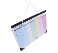 EXAOMBLE Large Wirebound Wall Calendar with Spacious Monthly Blocks for Home Office School Planning and Family Organization Space Saving Wall Mount Design for Efficient Scheduling and Long