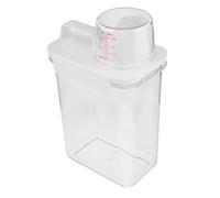 EXAOMBLE Laundry Detergent Storage Jars Squeeze Bottles Measuring Cup Airtight Softener Dispenser Organize Your Cleaning Supplies