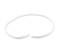 EXAOMBLE LED Channel Diffuser Cover Linear Lighting Tube 39.3 X 0.63 Inch PVC Soft Flexible U Shape Light Strip Cover Recessed Bendable Protective Casing for Wall Mount Ceiling Lamp Under