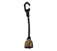 EXAOMBLE Lightweight Portable Bear Bell for Hiking and Camping, Vintage Iron and Rope Material, Loud Safety Bell for Pet Protection and Dangerous Animals Outdoors