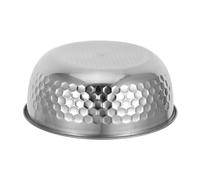EXAOMBLE Luxury Hammered Stainless Steel Dog Bowl with Ergonomic Rim and Sturdy Design, Deep Wide Curved Edge Pet Feeding Bowl for Non-slip Use in Pet Feeding Area