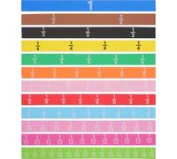 EXAOMBLE Magnetic Fraction Tiles Montessori Math Learning Manipulatives for Educational Fraction Strips Bulk Kindergarten Cognitive Development Aid