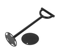 EXAOMBLE Manual Kitchen Trash Compactor Tool for Waste Compression, Carbon Steel Construction, Sturdy Black Pressing Device Suitable for Home and Kitchen Trash Bin Compaction