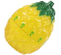 EXAOMBLE Mechanical Countdown Timer in Pineapple Shape for Kitchen and Baking, High Reliability Plastic Cooking Timer for Home Baking and Time Management