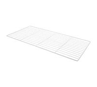 EXAOMBLE Metal Freezer Divider Organizer for Deep Freezer White Wire Mesh, 17.68 X 8.65 Inch Shelf Insert for Flexible Space Management and Convenient Ice Pop Storage