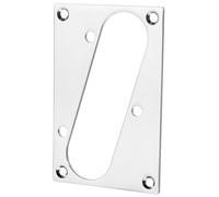 EXAOMBLE Metal Guitar Pickup Mounting Ring for Single Coil Pickups Silver Tl Style Frame Easy Installation Electric Guitar Accessory for Resonator and Acoustic String Instruments