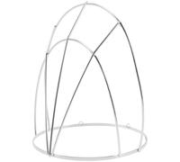 EXAOMBLE Metal Hair Crown Making Frame Silver with Simple Appearance Design Practical and Easy to Put on Unique and Distinctive Headwear Accessory for Photo Taking and Parties