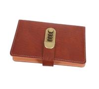 EXAOMBLE Money Saving Challenge Binder with Password Lock for Secure Cash Storage, Pu Material with 100 Envelopes, Organised Cash Management and Card Pockets, for Daily Use and Travel