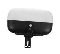 EXAOMBLE Motorcycle Tail Box with Backrest for Electric Bikes Scooters and Bicycles Durable Storage for Rear Cargo Easy Installation Weather Resistant White