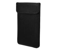 EXAOMBLE Multifunctional Faux Leather Clipboard with Magnetic Clip and Anti-slip Design, for Cafes and Bars, Sturdy Black Menu Holder for Restaurant Supplies and Waitress Accessories