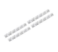 EXAOMBLE Nail Art Pen Holder Convenient Acrylic with 5 Grooves 4pcs Manicure Brush Storage Stand Easy to Use for Nail Art Beauty Process