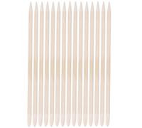 EXAOMBLE Nail Care Tools and Suitable for Professional Use 50 Pcs Orange Wood Cuticle Pusher Sticks Shaping Uneven Nail Surface Manicure Pedicure Accessory